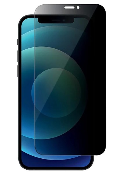 Iphone 12 Mini Privacy Gizli Hayalet Tempered Cam Ekran KORUYUCU-(1903) - TKNAL1387-8936