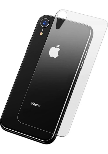 Iphone Xr 6.1 Arka Kırılmaz Tempered Cam KORUYUCU-(1903) - TKNAL7467-3384