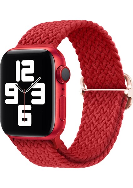 Ally Apple Watch 7-8 41MM 6-5-4 40MM Japon Tokalı Elastik Kayış Kordon 3-2-1 38MM - TKNAL7645-92