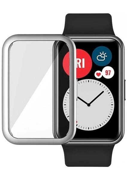 Ally Huawei Watch Fit 360 Koruma Ultra Ince Silikon KILIF-(1903) - TKNAL6659-1269 fiyatları