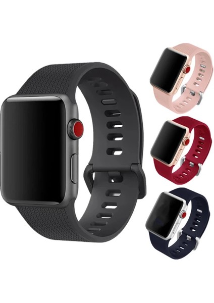 Ally Apple Watch 7-8 41MM 6-5-4 40MM Sport Soft Silikon Kayış Watchbelt 3-2-1 38MM - TKNAL1418-25