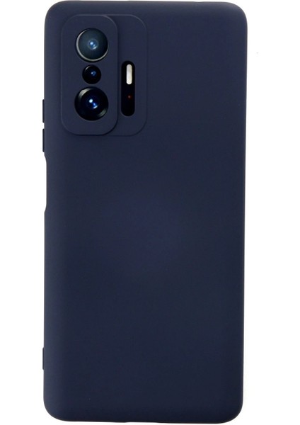 Xiaomi Mi 11T Pro Kılıf Nano Içi Kadife Silikon - Lacivert - TKNAL4457-8632