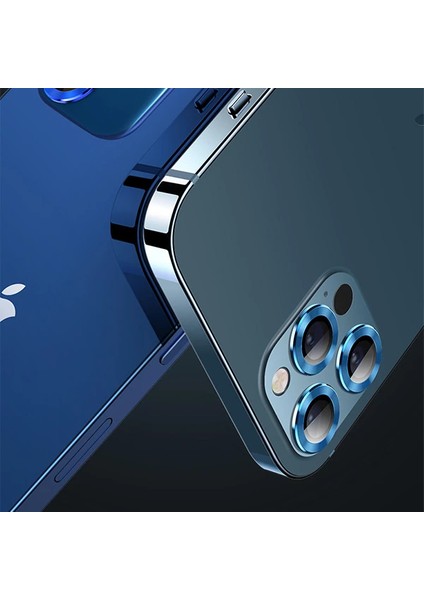 Usams Iphone 12 Pro 3D Metal Çerçeveli Kamera Lens KORUYUCU-(1903) - TKNAL2109-9050 fırsatları