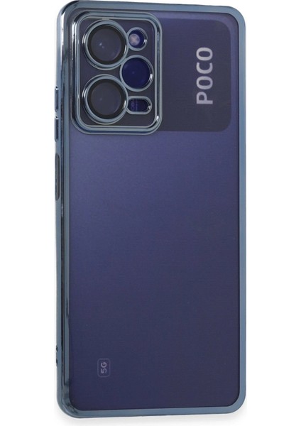 Xiaomi Poco X5 Pro 5g Kılıf Lensli Silikon - Açık Mavi - TKNAL8280-1515