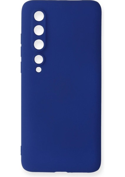 Xiaomi Mi 10 Kılıf First Silikon - Lacivert - TKNAL1451-3849