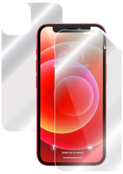 Iphone 12 Mini 5.4 Film Ön Arka Full Koruyucu Membran Nano Hidrojel Koruyucu Set-( - TKNAL2402-48 fiyatları