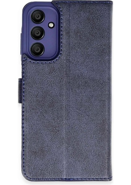 Samsung Galaxy M15 Kılıf Trend S Plus Kapaklı Kılıf - Lacivert - NFND3460-4475