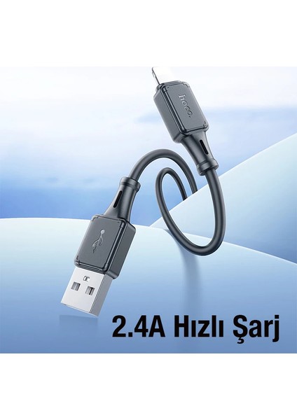 Hoco X101 USB To iPhone Lightning 2.4A Hızlı Şarj ve Data KABLOSU-(1903) - NFND2014-3092