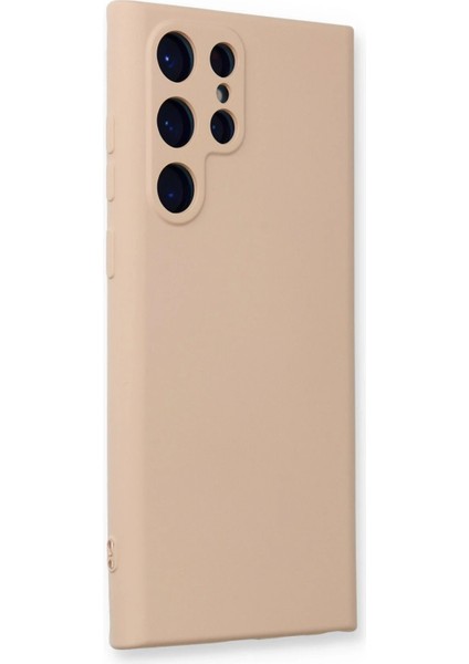 Samsung Galaxy S24 Ultra Kılıf Nano Içi Kadife Silikon - Pudra - NFND6468-4089