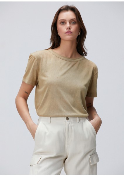 Açık Haki T-Shirt
