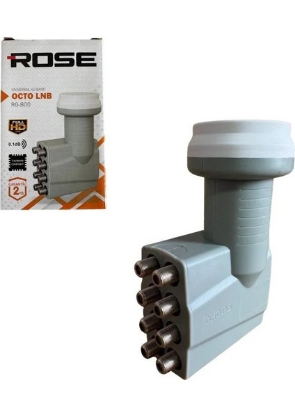 Sekizli Lnb RG-800 Full Hd Uyumlu