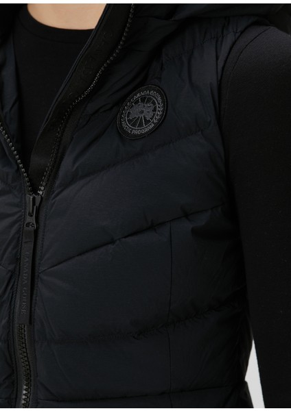 Clair Siyah Kapüşonlu Puffer Yelek