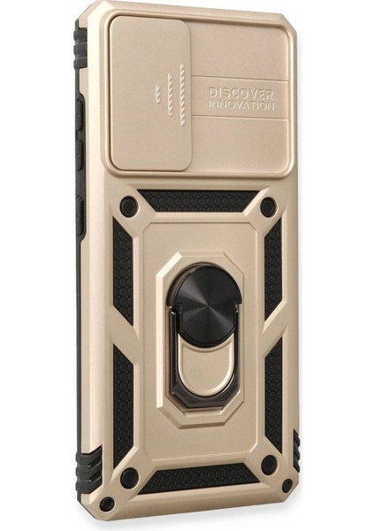 Samsung Galaxy A73 5g Kılıf Pars Lens Yüzüklü Silikon - Gold - TKNAL8982-2116 modelleri