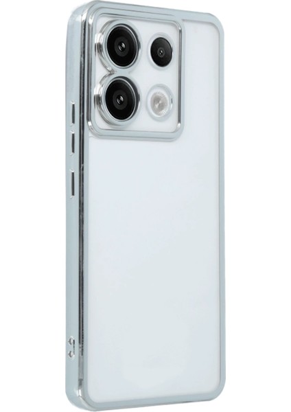 Xiaomi Redmi Note 13 Pro 5g Kılıf Lensli Silikon - Gümüş - TKNAL9111-1918 fiyatları