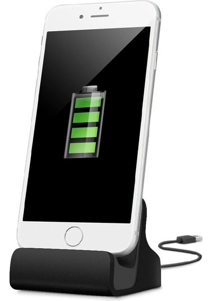 Iphone 14-13-12-11 2in1 Masaüstü Stand+ USB Şarj KABLOSU-(1903) - TKNAL9830-5735