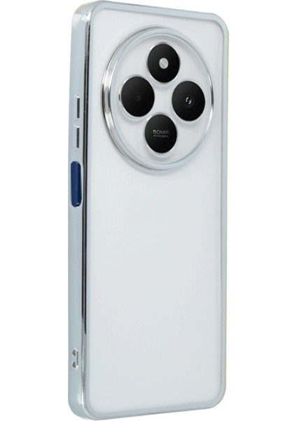 Xiaomi Redmi 14C Kılıf Lensli Silikon - Gümüş - TKNAL9407-5127