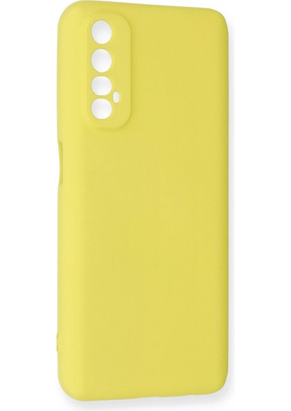 Realme 7 Kılıf Nano Içi Kadife Silikon - Sarı - TKNAL6227-7405 fiyatları