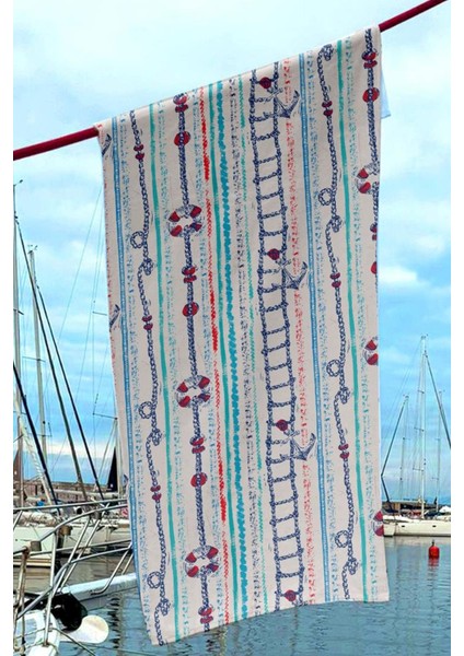 Dijital Baskılı Unisex Deniz Havuz Plaj Havlusu 70X150 Cm. // H095