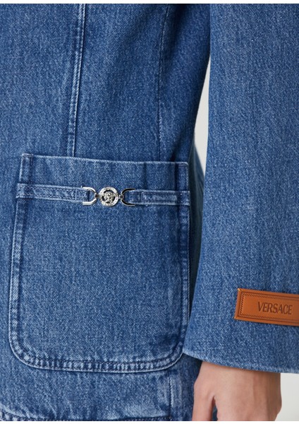 Oversized Mavi Denim Blazer fırsatları