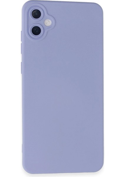 Samsung Galaxy A05 Kılıf Nano Içi Kadife Silikon - Lila - TKNAL7947-7177