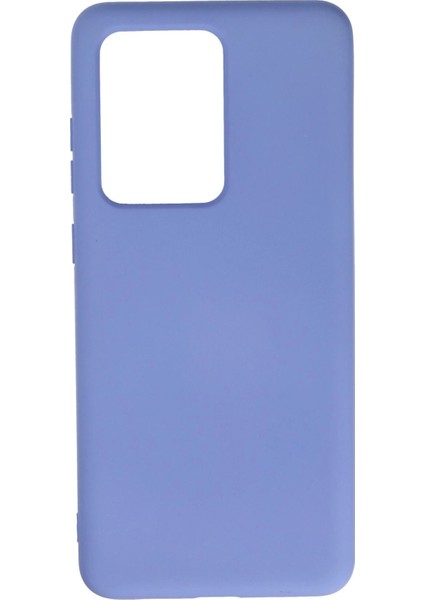 Samsung Galaxy S20 Ultra Kılıf Nano Içi Kadife Silikon - Lila - TKNAL3122-5692
