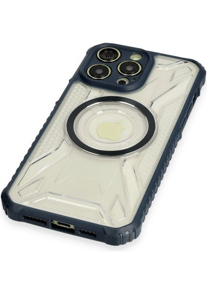 iPhone 12 Pro Kılıf Prag Magneticsafe Kapak - Lacivert - TKNAL6140-4847 fırsatları