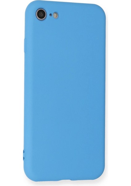 iPhone 7 Kılıf Nano Içi Kadife Silikon - Mavi - TKNAL8045-9366 modelleri