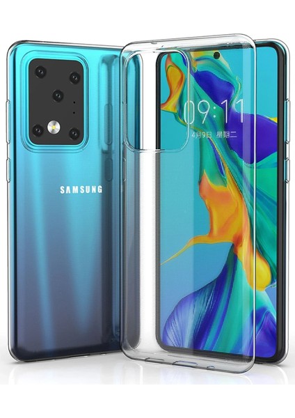 Samsung Galaxy S20 Ultra Kılıf Lüx Şeffaf Silikon - TKNAL1710-7012