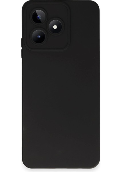 Realme C53 Kılıf Nano Içi Kadife Silikon - Siyah - TKNAL9249-6174