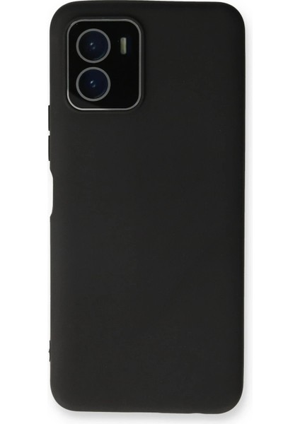Vivo Y15S Kılıf Lansman Glass Kapak - Siyah - TKNAL9064-1653
