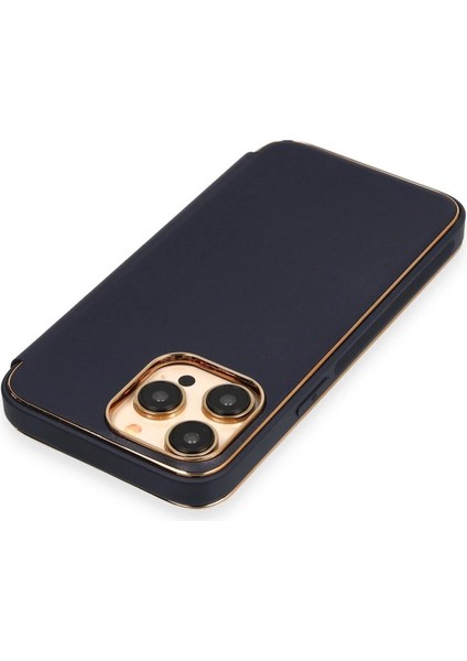 iPhone 13 Pro Kılıf Dolpin Kapaklı - Lacivert - TKNAL9413-4895 indirimleri