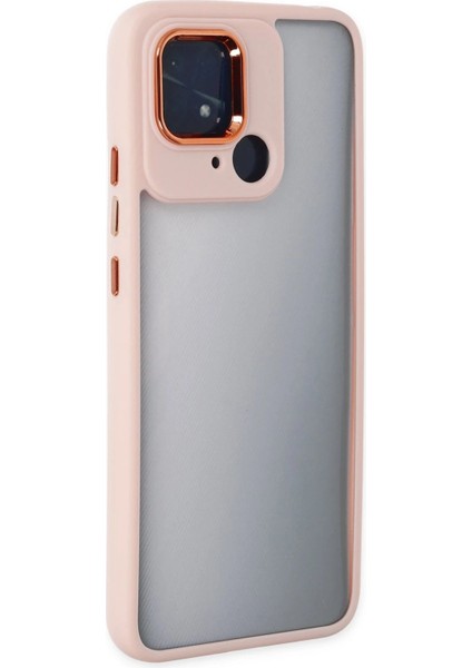 Xiaomi Redmi 10C Kılıf Dora Kapak - Pudra - TKNAL1569-7847