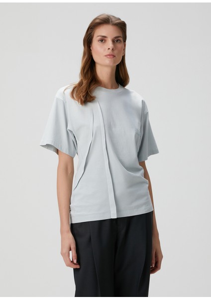 Buz Pile Detaylı T-Shirt modelleri