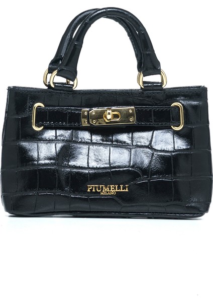 Kadın Çapraz Çanta Ceraselle Piumelli Milano Bag B28 Black