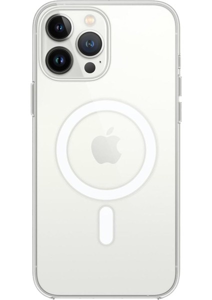 Newface Magneticsafe iPhone 16 Pro Silikon Kılıf - Şeffaf