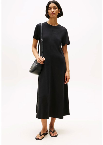 Kadın Modern Cody Ankle Elbise - Siyah