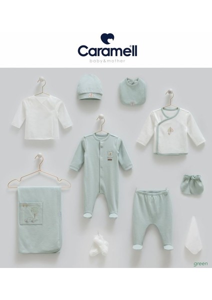 Incibaby Hello Forest Premium % 100 Pamuk 10'lu Erkek Bebek Hastane Çıkış Seti Yeni Sezon