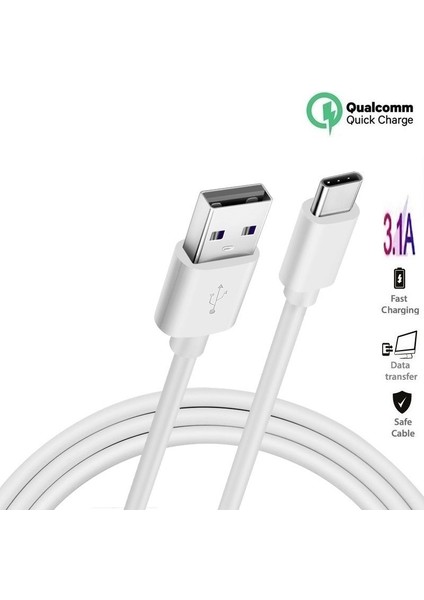 Oneplus 7t Uyumlu Hızlı Şarj ve Data Kablosu 3.1 Amper 1 Metre modelleri