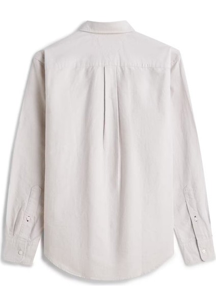 Erkek Solid Heritage Oxford Uzun Kollu Gömlek - Çöl fiyatları