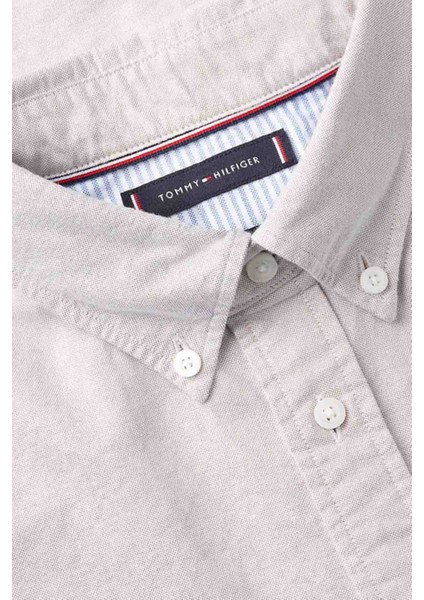 Erkek Solid Heritage Oxford Uzun Kollu Gömlek - Çöl modelleri