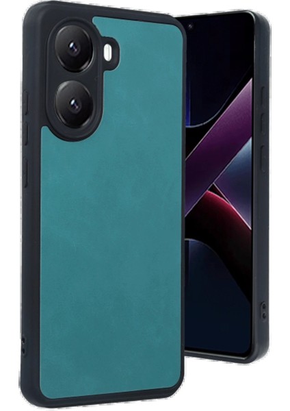 Xiaomi Poco X7 Pro Kılıf Aras Deri Kapak - Açık Yeşil - TKNAL8198-5607