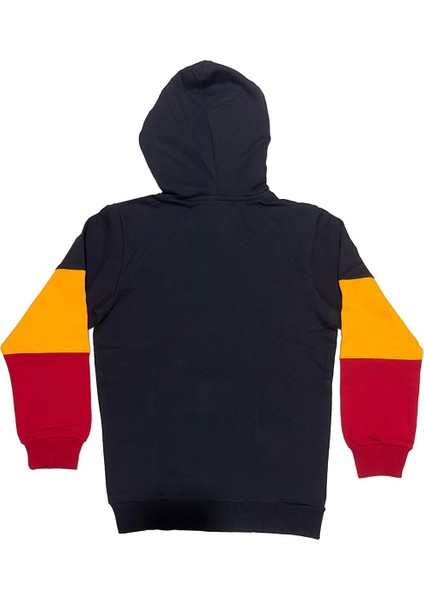 Orijinal Lisanslı Logo Siyah Kapüşonlu Çocuk Sweat Uçlu Kalem Bileklik Set Hediyelik Ahşap Kutulu