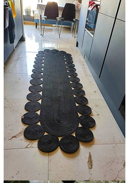 Jüt Oval Mutfak Banyo Salon Oturma Odası Balkon Paspas Yolluk Halı Kilim modelleri