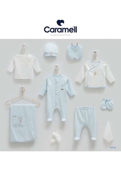 Incibaby Hello Forest Premium % 100 Pamuk 10'lu Erkek Bebek Hastane Çıkış Seti Yeni Sezon