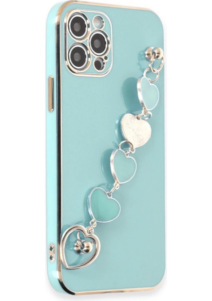 iPhone 12 Pro Kılıf Esila Silikon - Su Yeşili - NFND6381-6729 modelleri