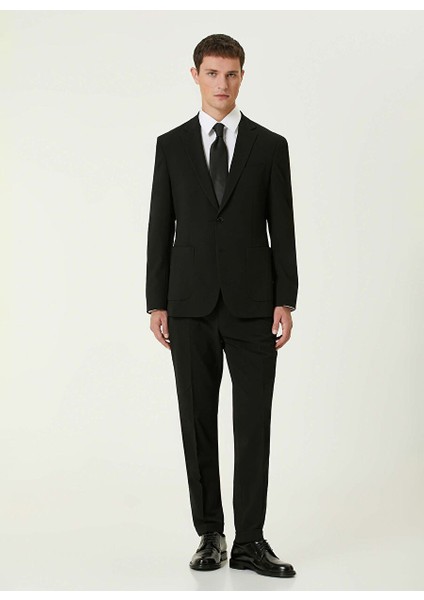 Siyah Erkek Slim Fit Takım Elbise 1092956