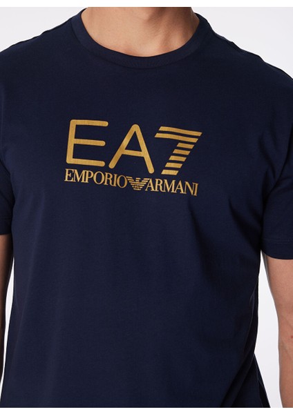 Bisiklet Yaka Lacivert Erkek T-Shirt 3DPT08PJM9Z fırsatları
