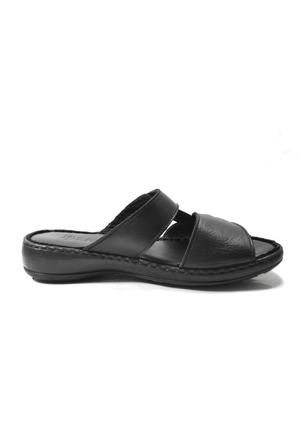 DK-0013 Hakiki Deri Anatomik Ped Taban Kadın Anne Terlik modelleri