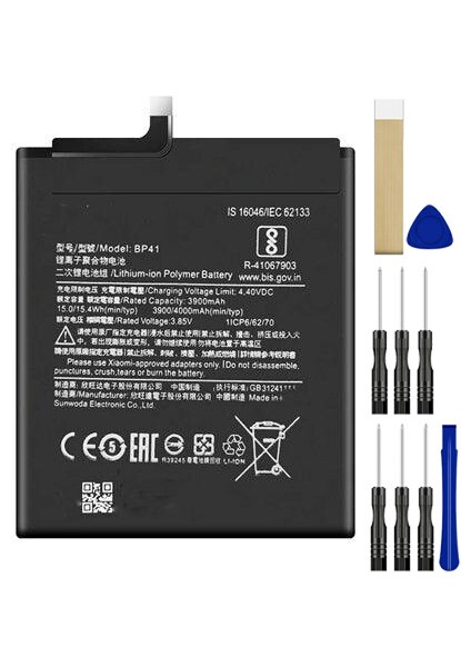Xiaomi Mi 9t BP41 Batarya Pil Tamir Seti ve Pil Bandı