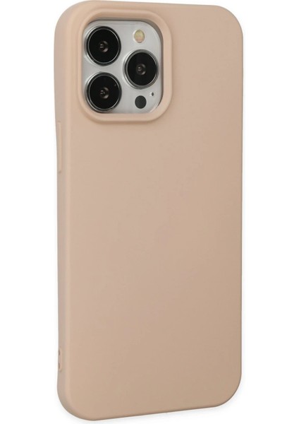 iPhone 14 Pro Max Kılıf Nano Içi Kadife Silikon - Pudra - NFND5084-1935 fiyatları